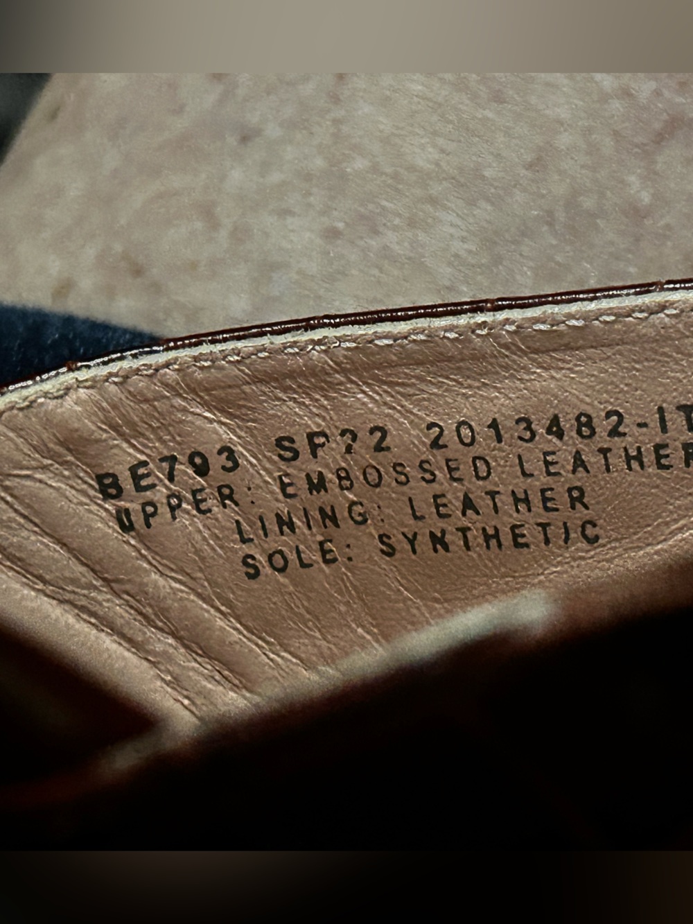 JCrew Brown Croc-Embossed Leather Thong Sandals block heel 10.5 - Picture 12 of 14